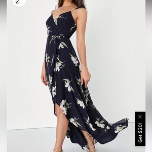 Lulus Floral Maxi Dress